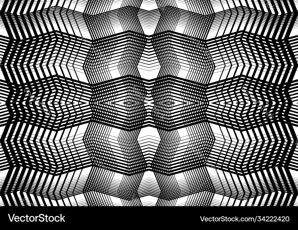 Repeatable and tileable grid mesh zig-zag Repeatable and tileable grid mesh zig-zag Vector Image