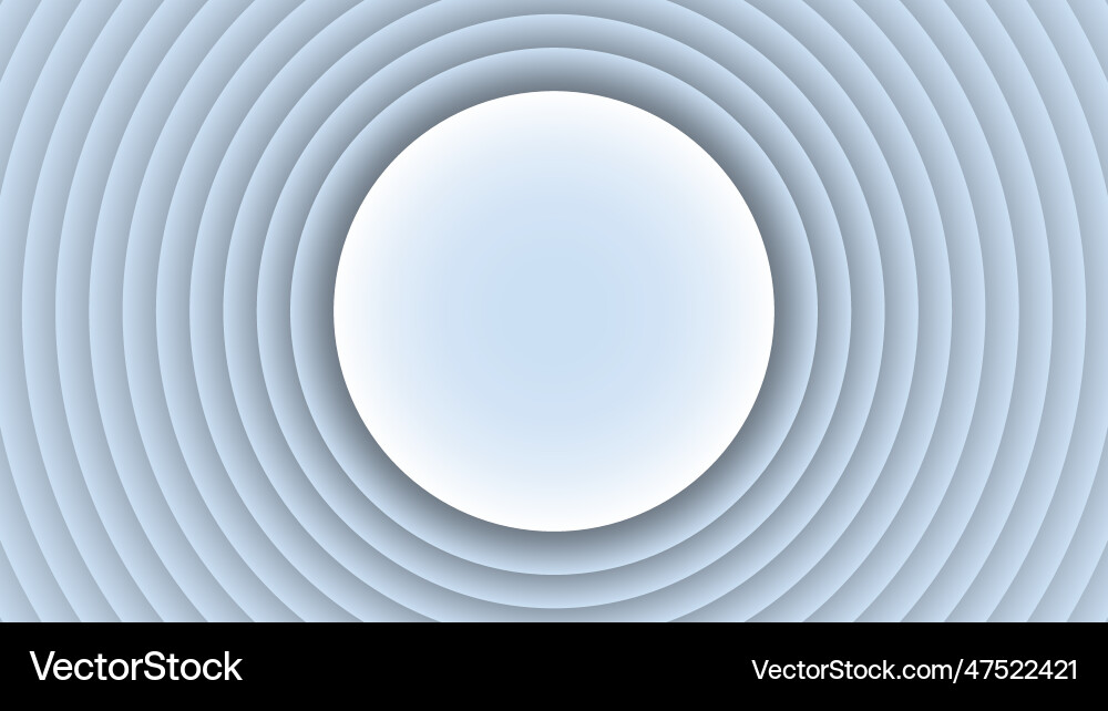 Abstract circle shape with shadow in paper cut Abstract circle shape with shadow in paper cut Vector Image