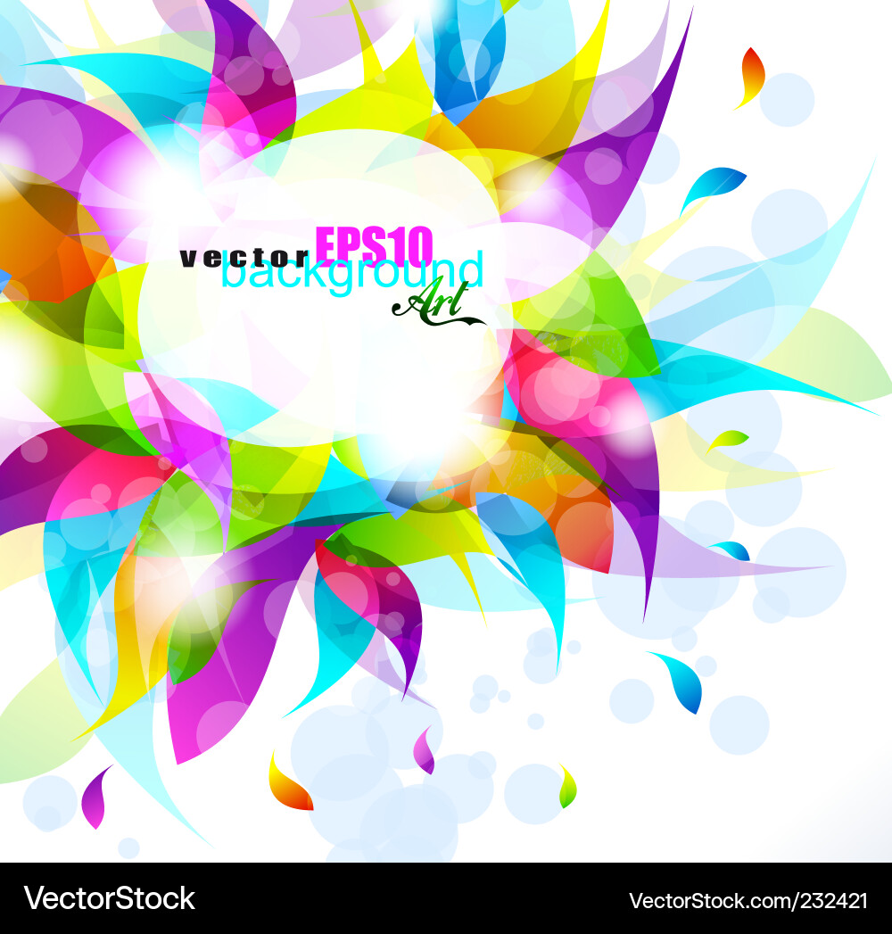 Abstract Colorful Background vector image