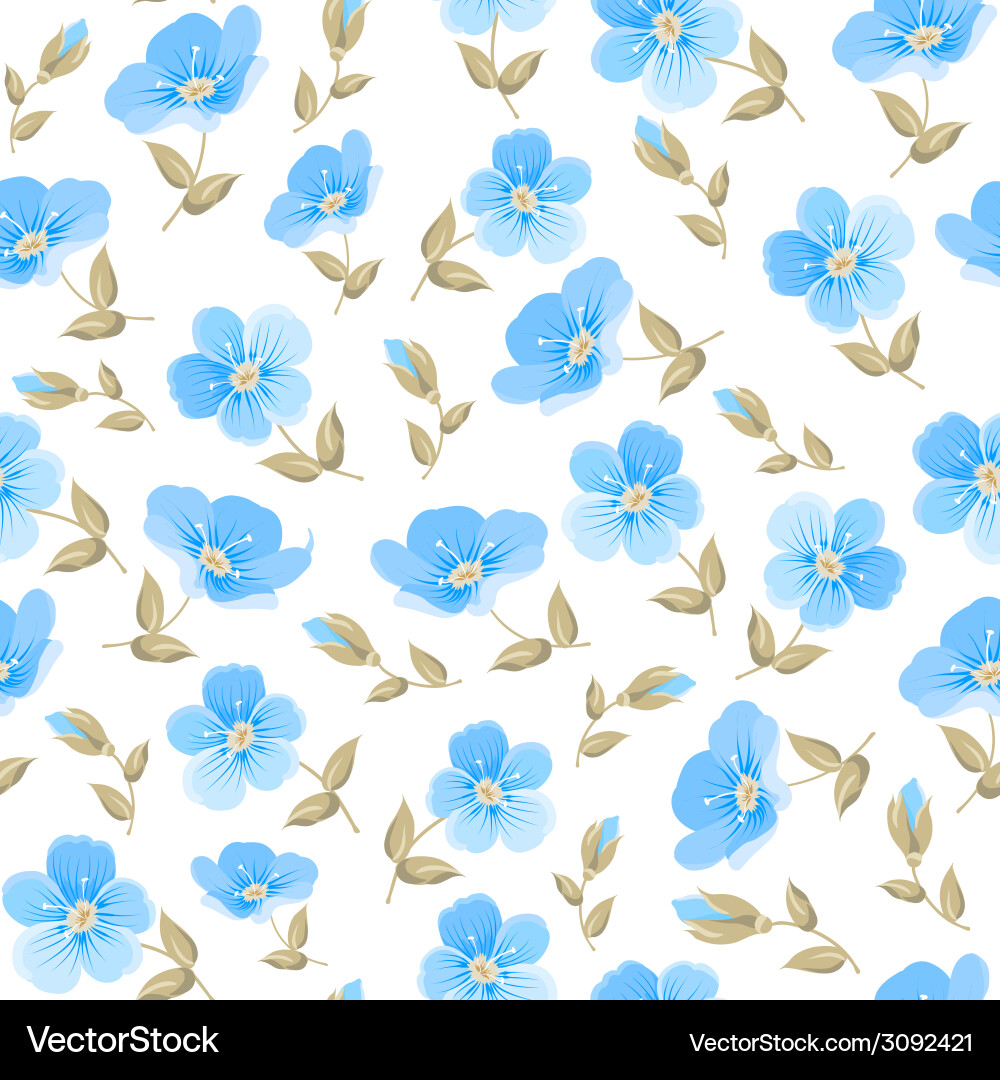 Floral Seamless Pattern vector image