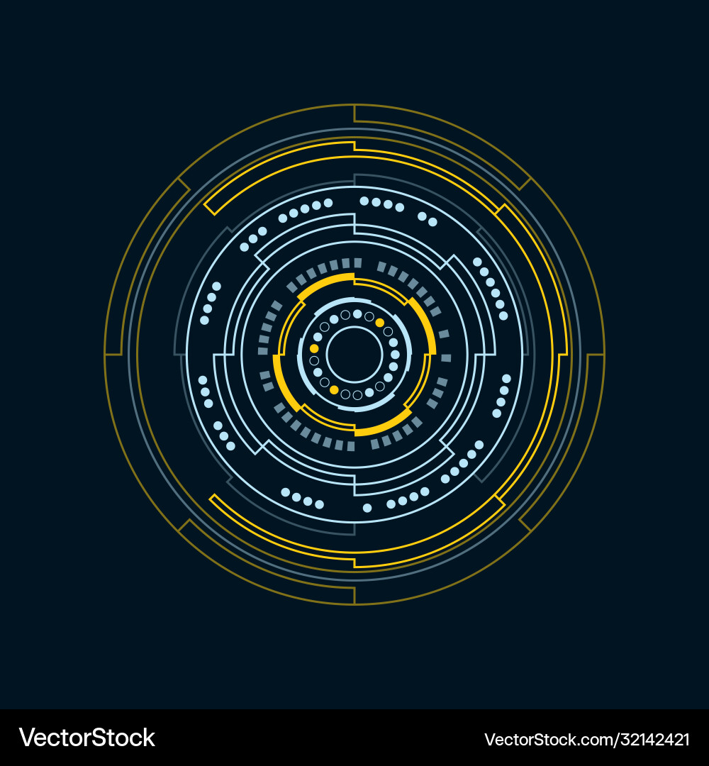 Futuristic user interface Futuristic user interface vector image