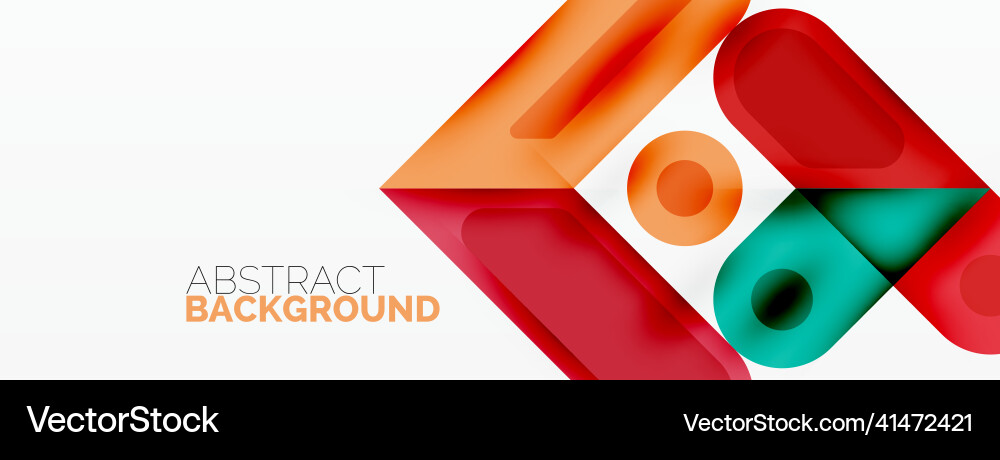 Square and circle minimal abstract background Square and circle minimal abstract background Vector Image