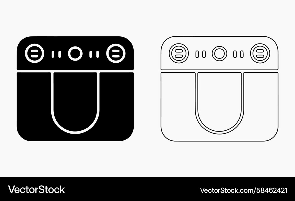 Touchpad Icons Set Vector Image