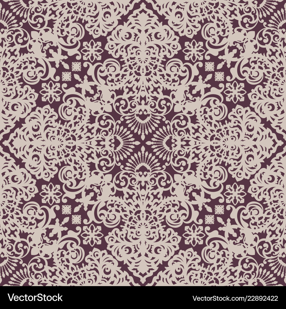 Damask seamless pattern Damask seamless pattern vector image