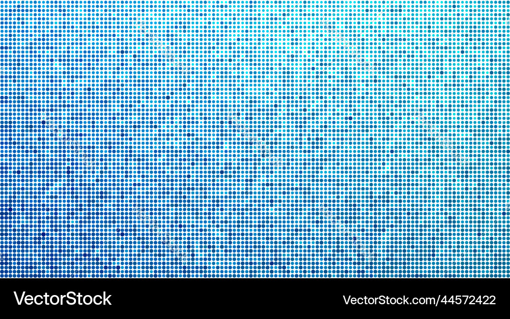 Halftone effect dotted blue gradient background Vector Image