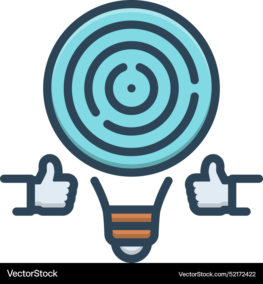 Problem solving vector image