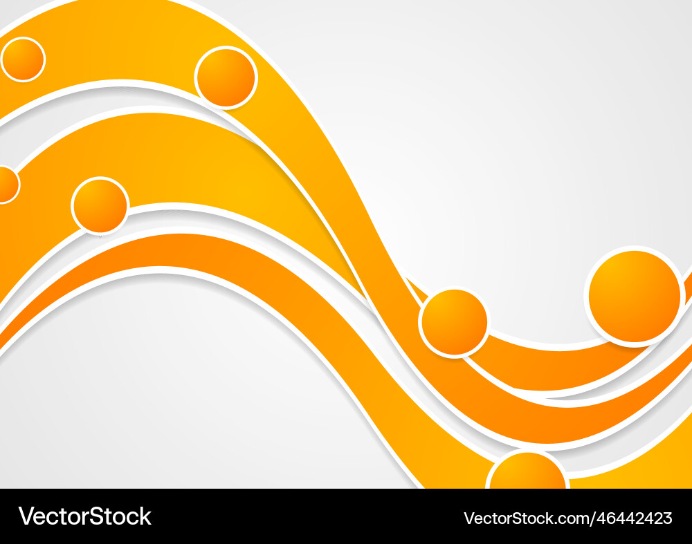 Abstract Bright Waves Royalty Free Vector Image
