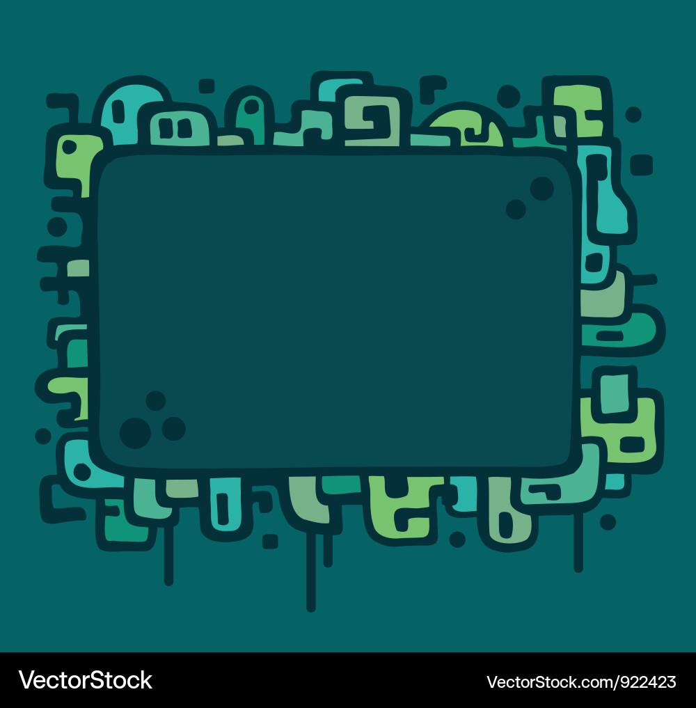 Abstract frame vector image