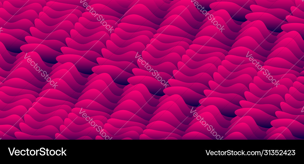 Dynamic 3D Fluid Background Vector Image