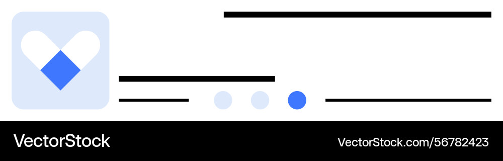Modernes ui Design mit interaktiven Elementen vektorbild