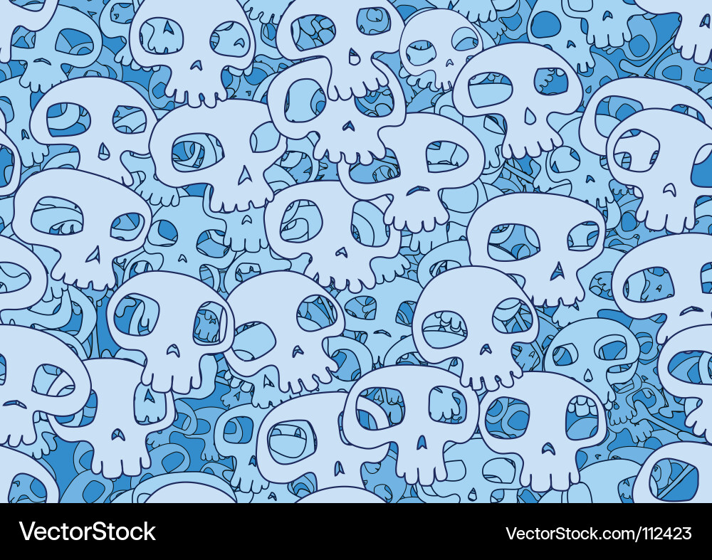 Skull Pattern vector image