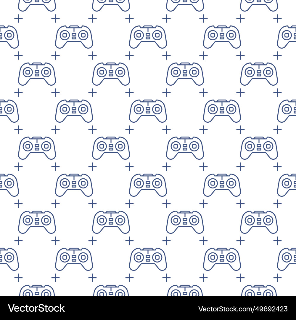Videogame controller for computer game pad linear Videogame controller for computer game pad linear vector image