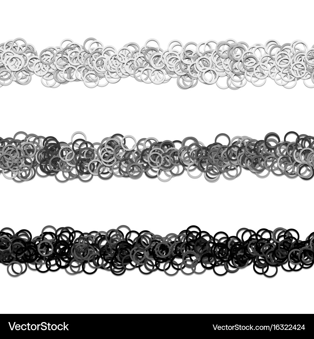 Random Kreis Muster Linien Text Separator Design vektorbild
