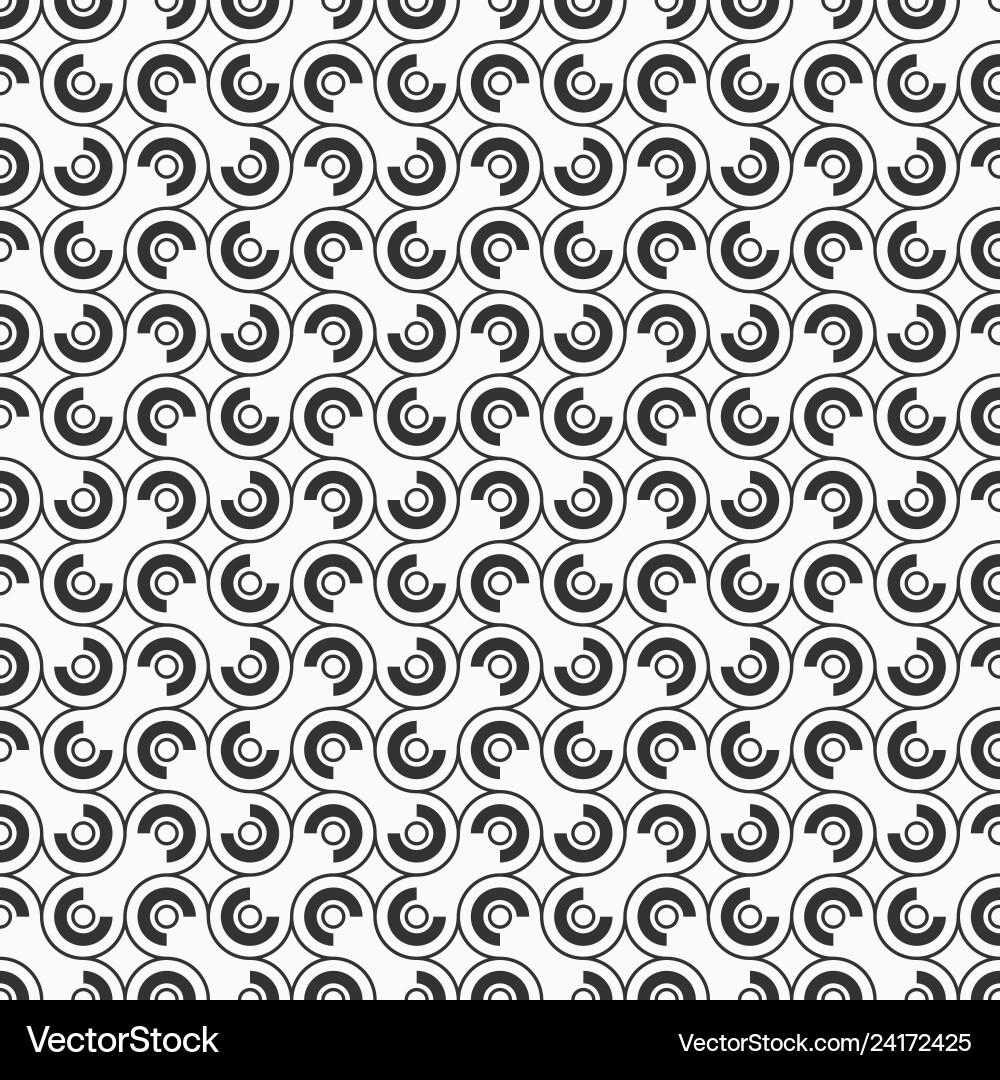 Abstract seamless pattern tangled round lines Abstract seamless pattern tangled round lines vector image