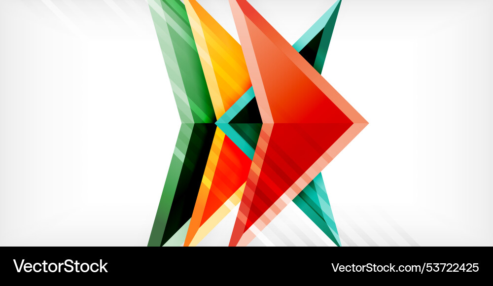 Arrows with 3d effect abstract background Arrows with 3d effect abstract background Vector Image