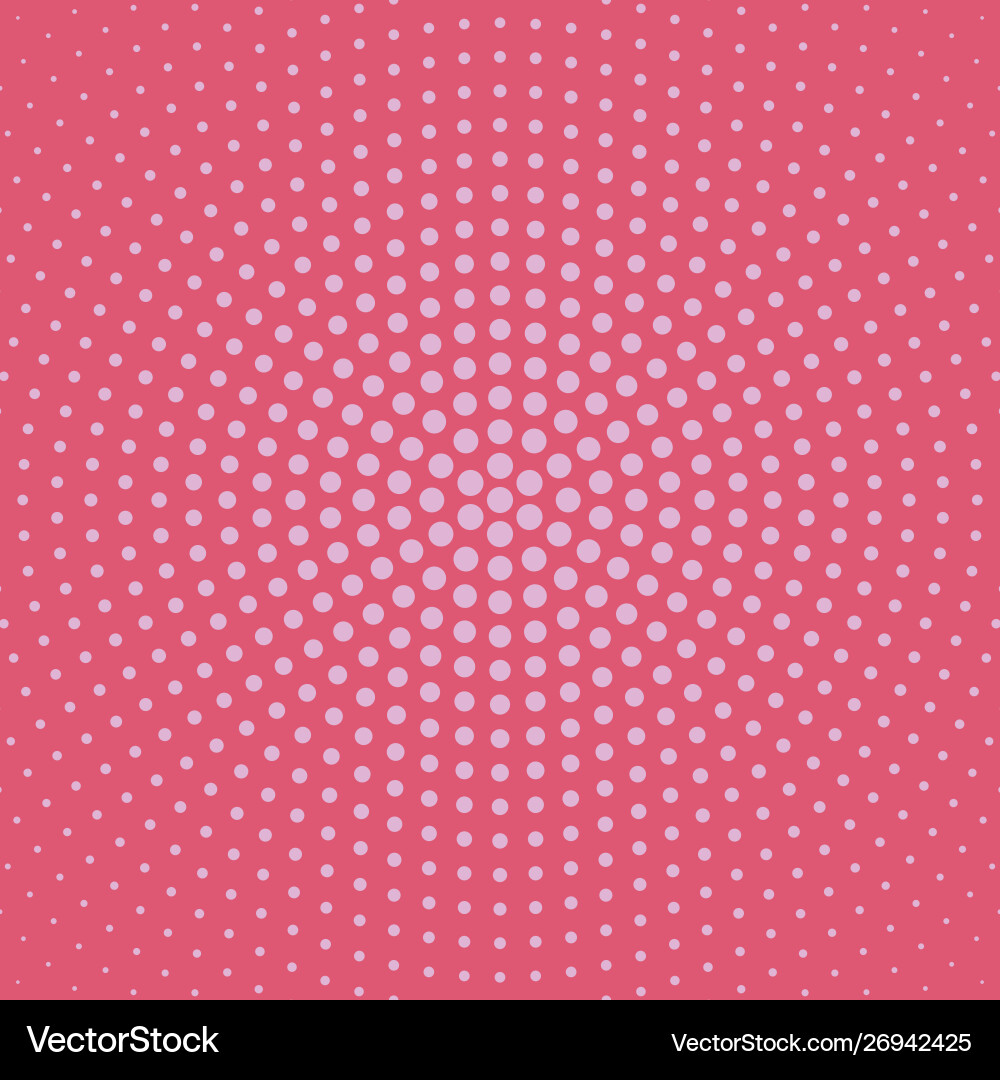 Geometric halftone round dot pattern background Geometric halftone round dot pattern background vector image