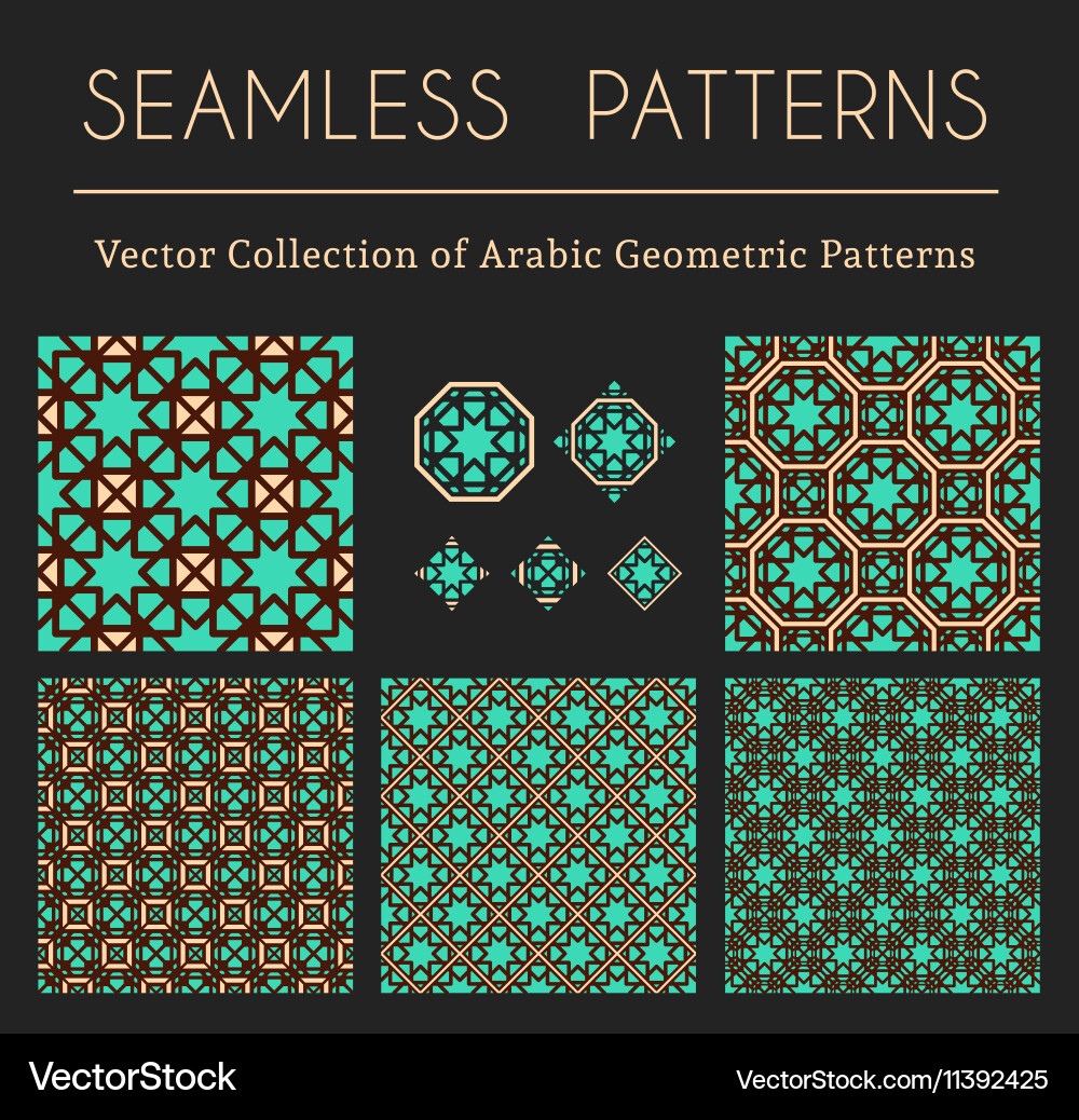 Geometric patterns Vector Image