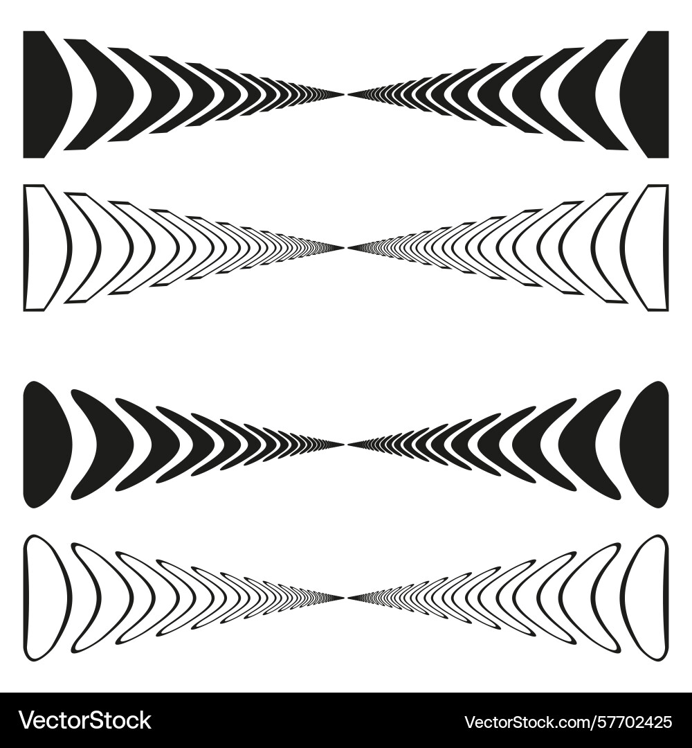 Geometric stripes pattern abstract line shapes Geometric stripes pattern abstract line shapes vector image