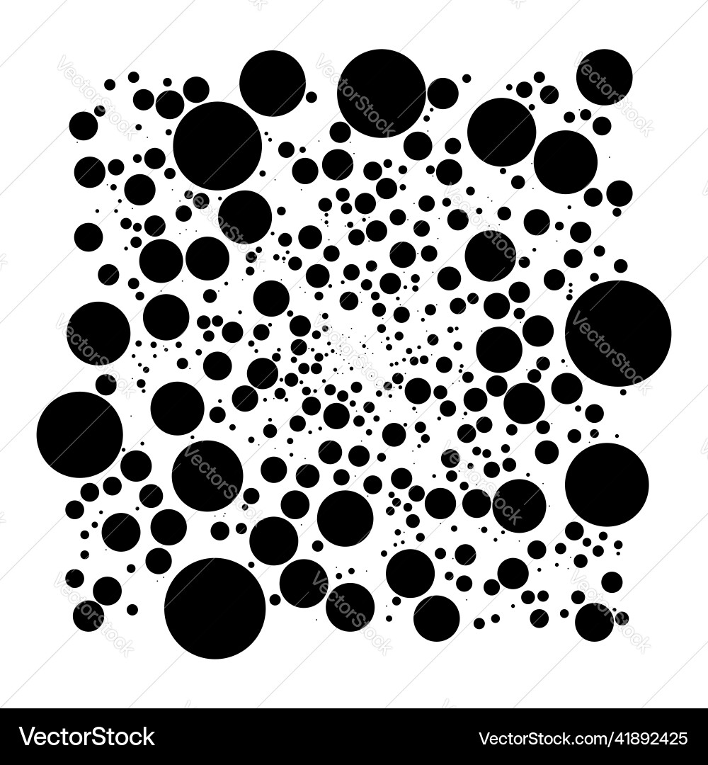 Random dots circles dotted pattern texture vector image