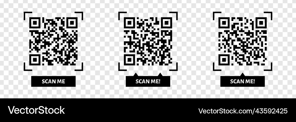 Scannen Sie mich qr Code Design für Zahlungstext Scannen Sie mich qr Code Design für Zahlungstext vektorbild