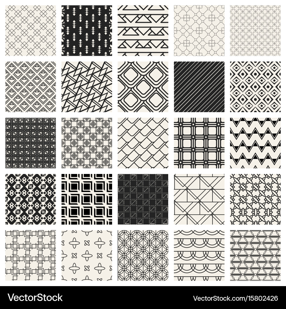 Abstract concept monochrome geometric Vector Image