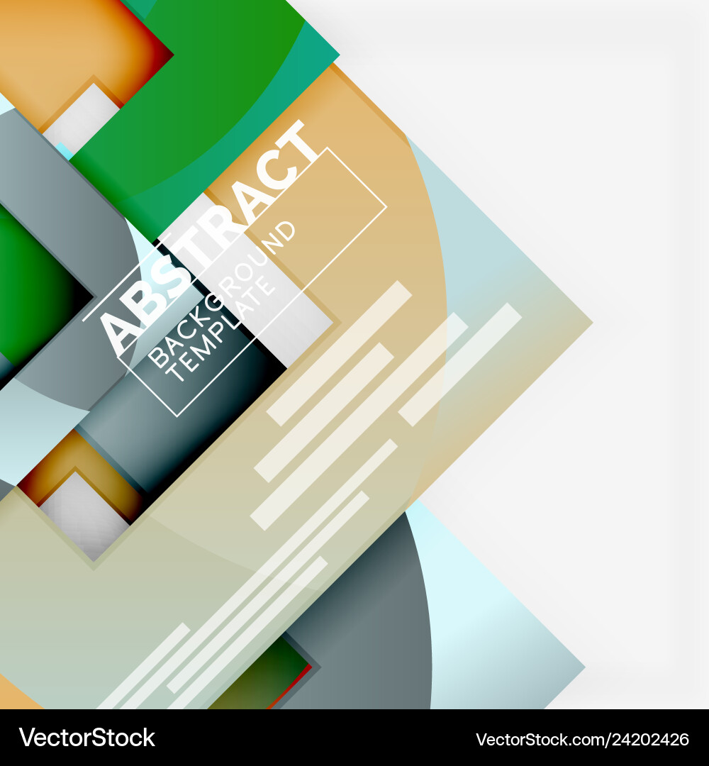 Geometric minimal abstract background Vector Image