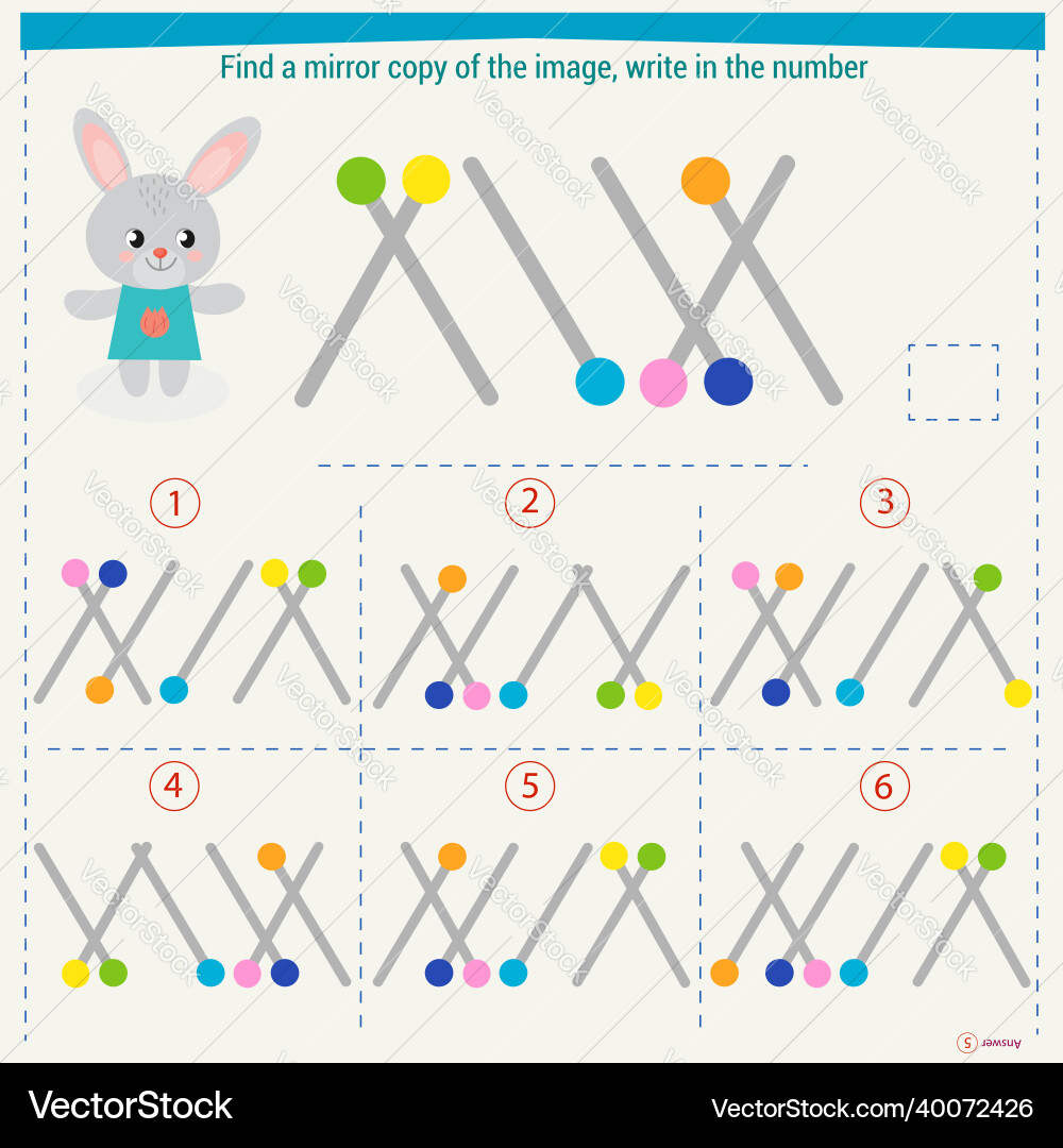 Logic puzzle game for children select Logic puzzle game for children select vector image