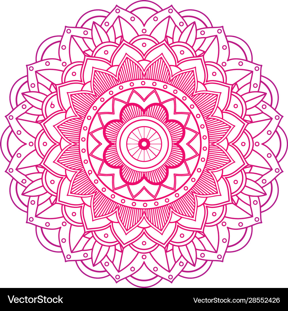Mandala patterns on isolated background Vector Image