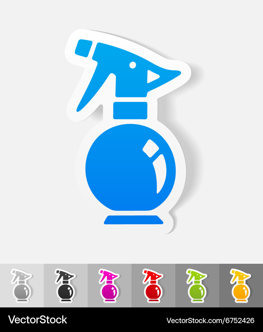 Realistic design element sprayer Vector Image