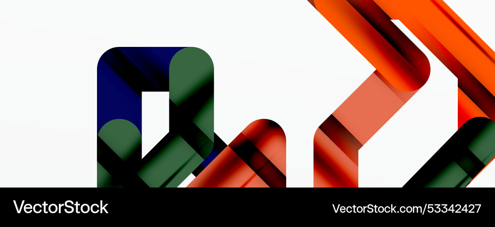 Abstract background - colorful lines composition Abstract background - colorful lines composition Vector Image