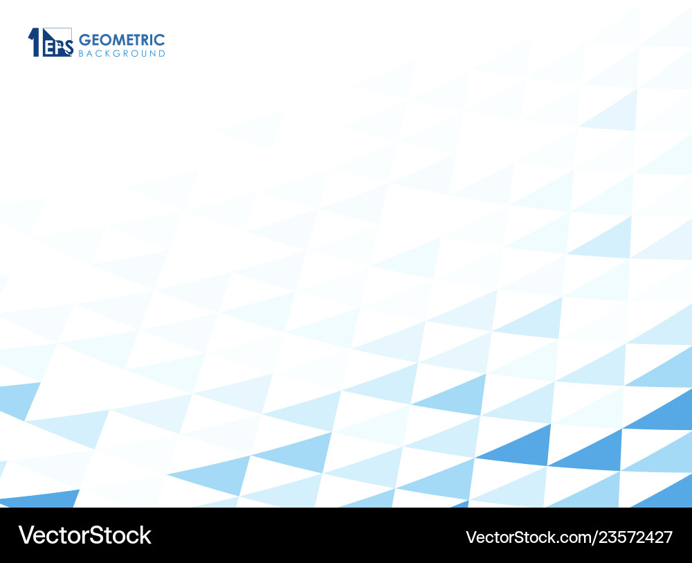 Abstract blue geometric pattern background Vector Image