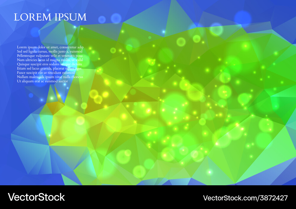 Abstract colorful triangles background vector image