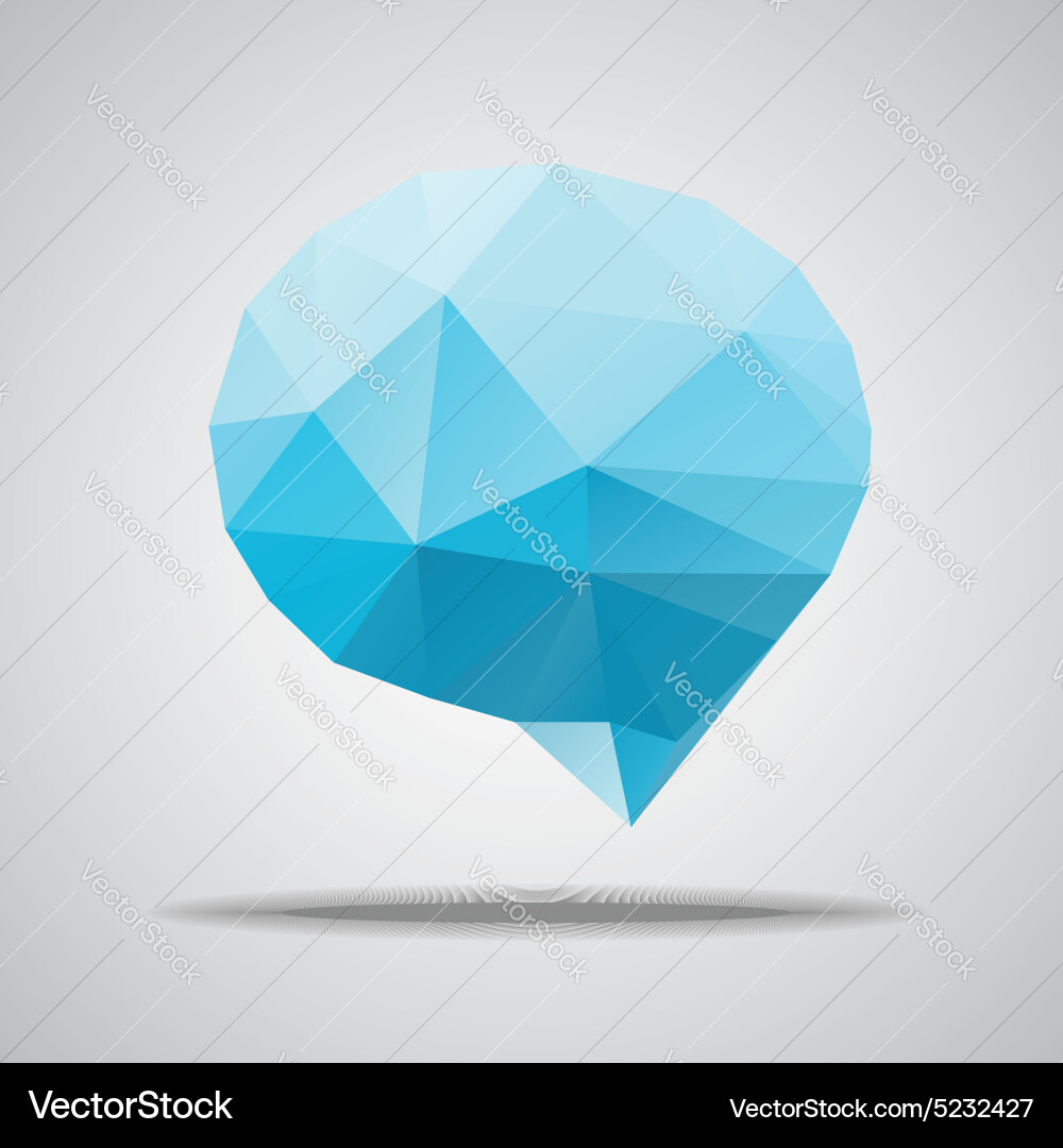 Bright speech cloud and blobs Vector Image