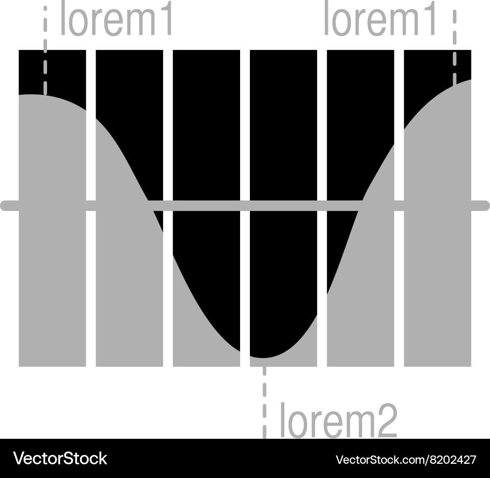 Business data graph chart analytics vector image