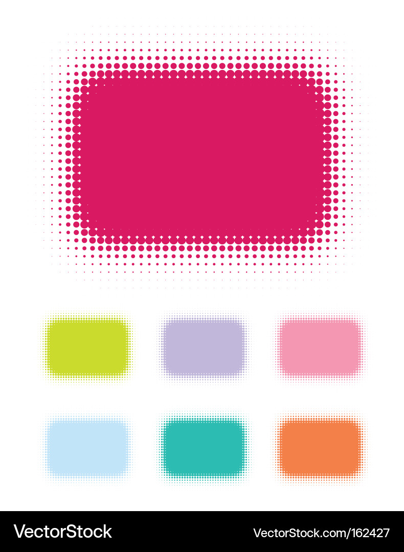 Dotted Pattern Set Vector Image