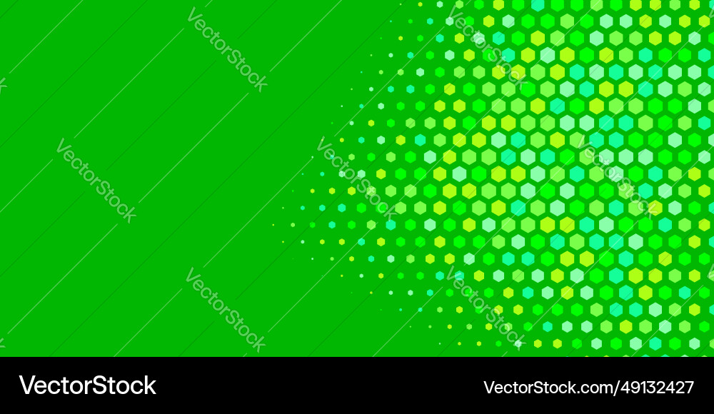 Geometric abstract hexagon multi color background Vector Image