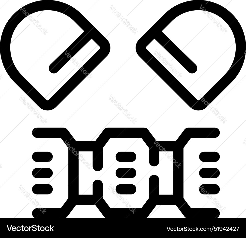 Microchip connecting with two wireless signals Microchip connecting with two wireless signals vector image