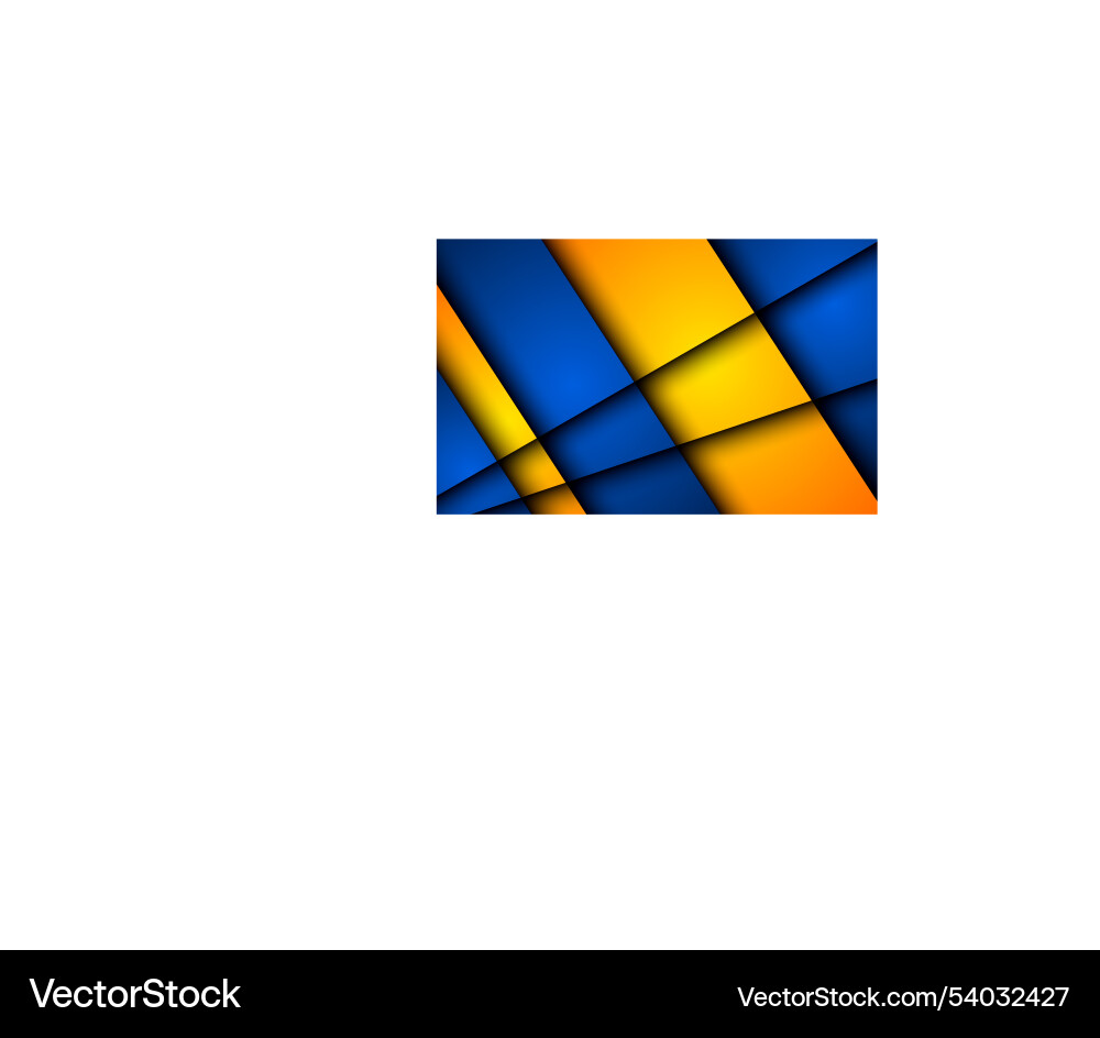 Modern overlapping futuristic background design vector image