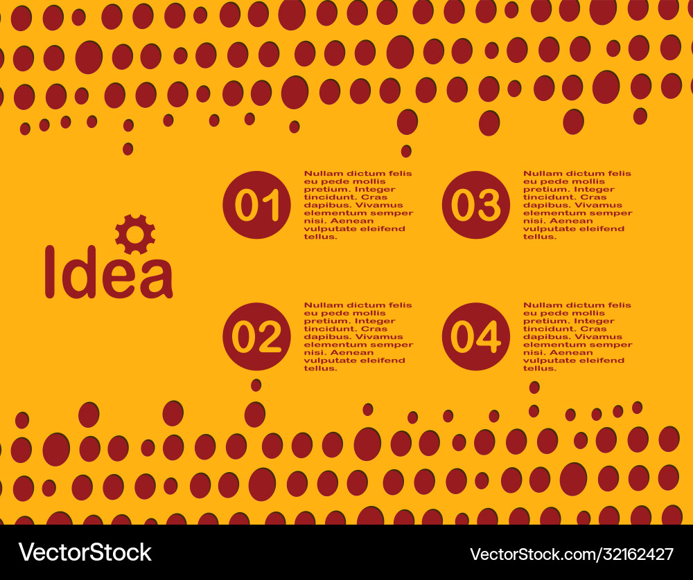 Presentation slide template editable at your vector image