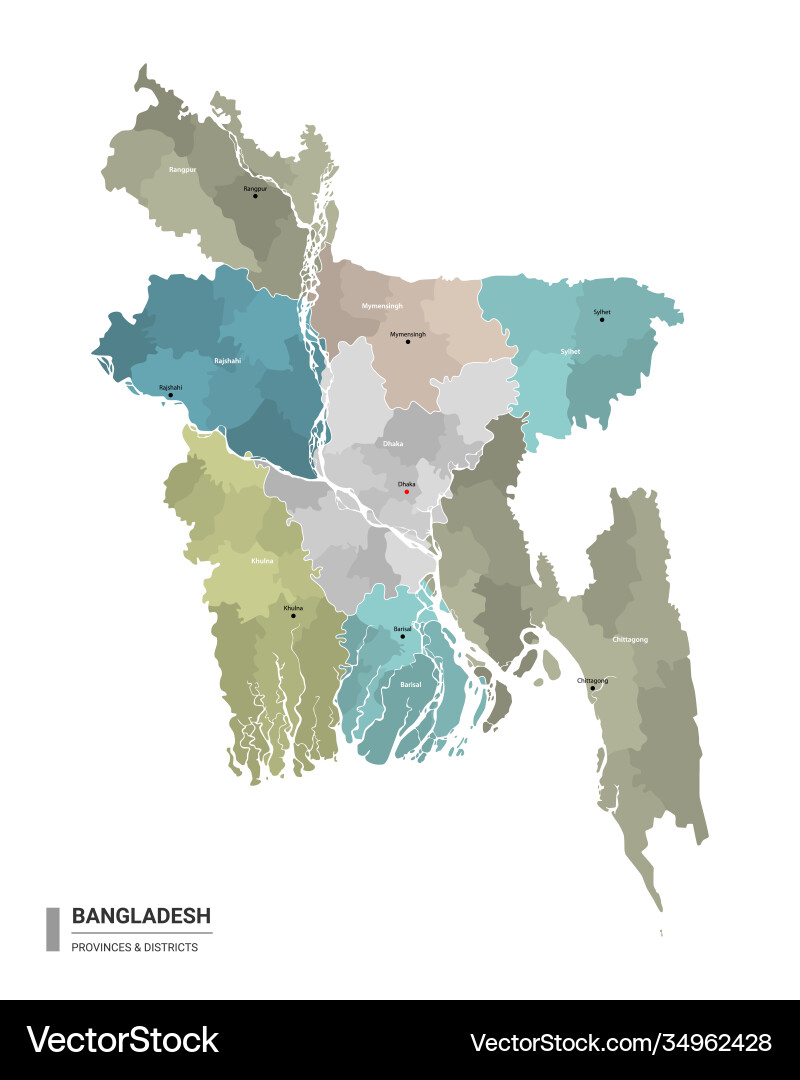 District map bangladesh Vector Images & Graphics for Commercial Use ...