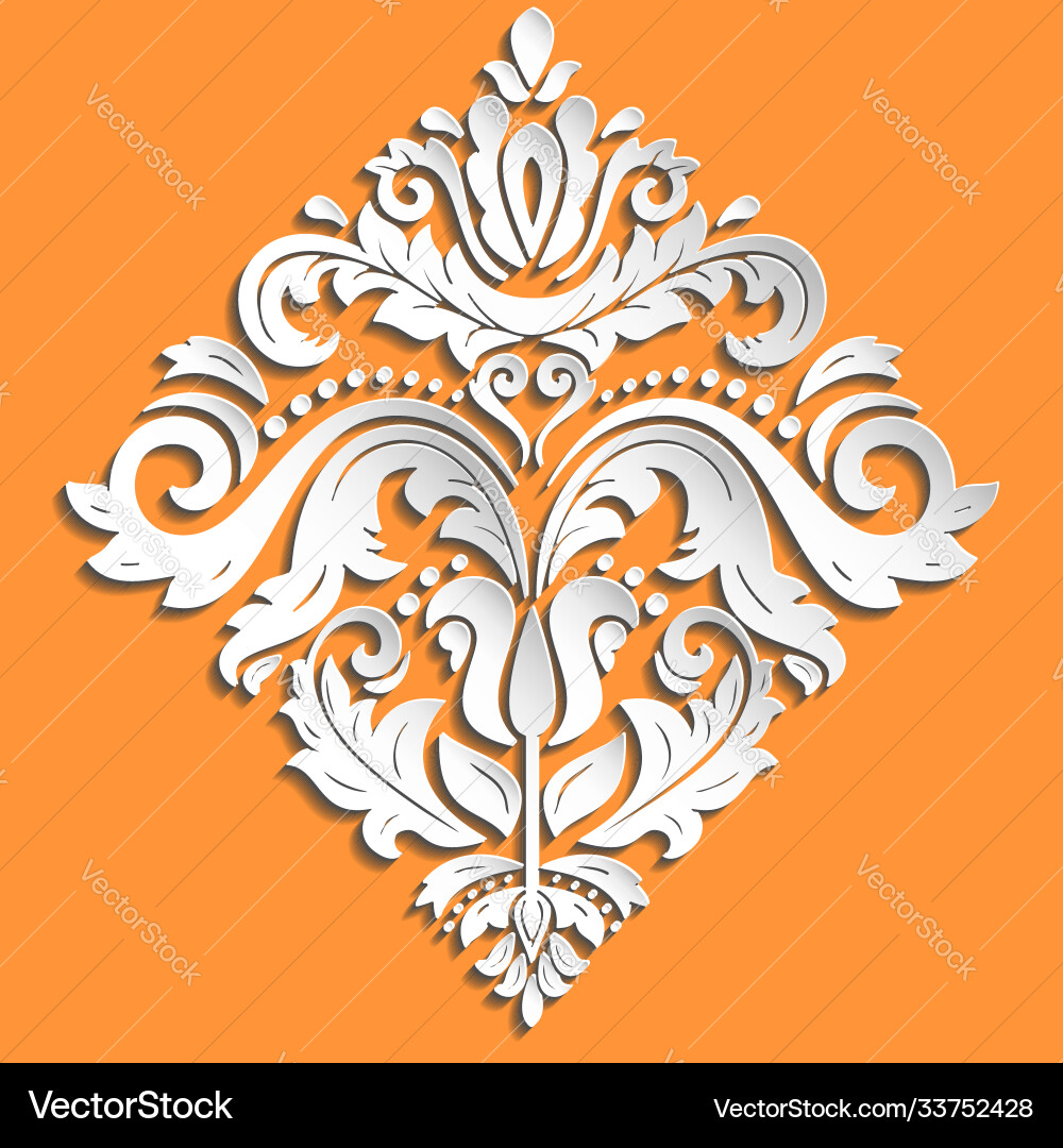 Oriental pattern 3d elements Oriental pattern 3d elements vector image