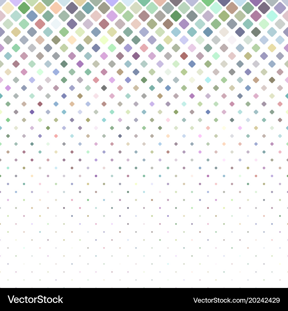 Abstract rounded square pattern - mosaic vector image