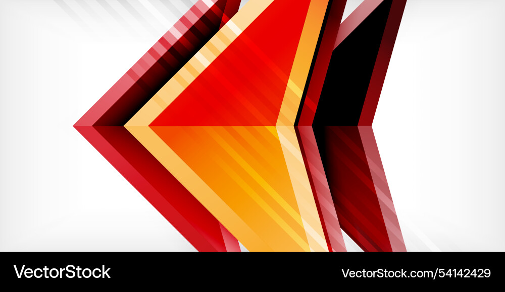 Arrows with 3d effect abstract background Arrows with 3d effect abstract background vector image