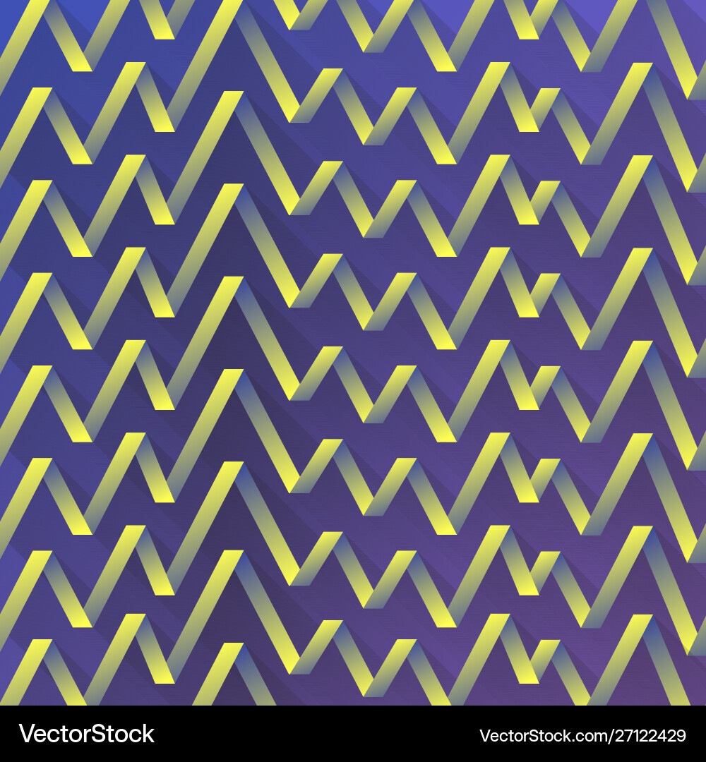 Background zigzag shape for retro style vector image