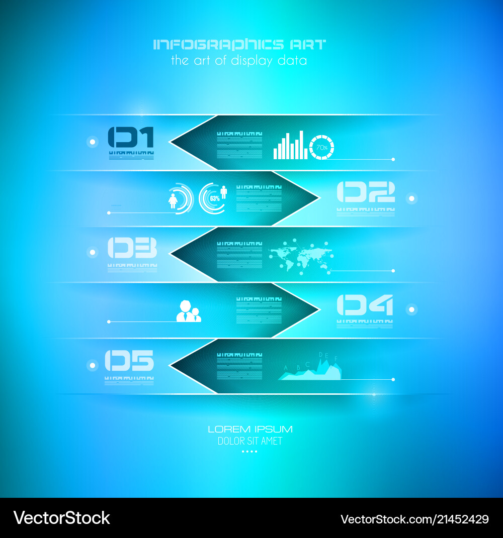 Infograph template with multiple choices Infograph template with multiple choices vector image