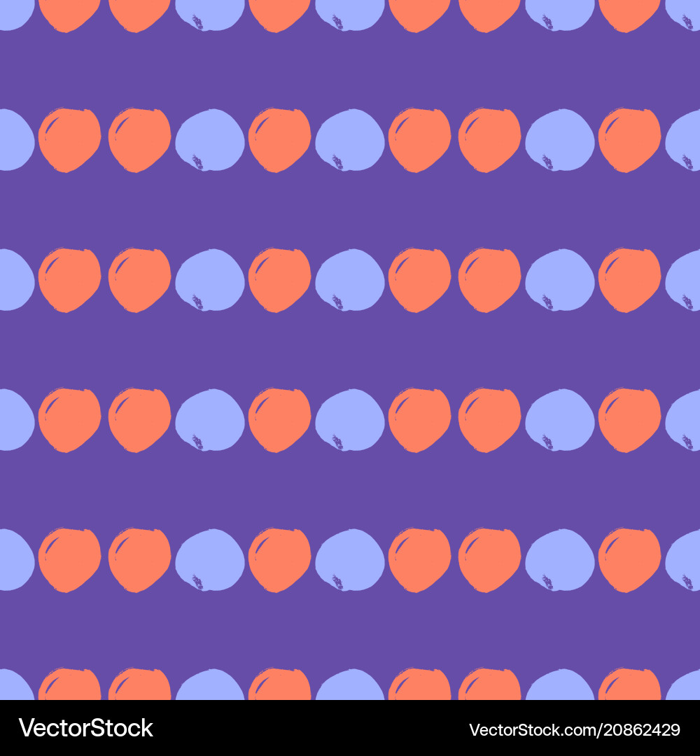 Seamless colorful pattern with circles Vector Image