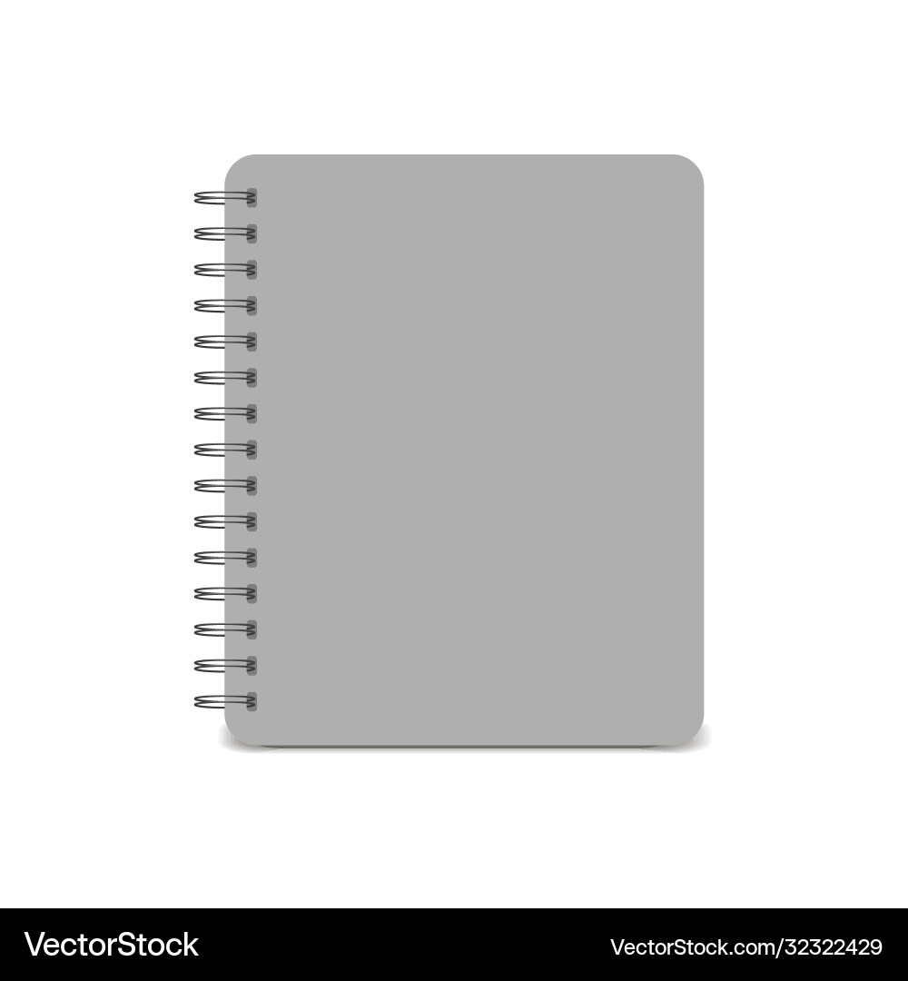 Spiral notepad notebook closed icon Spiral notepad notebook closed icon vector image