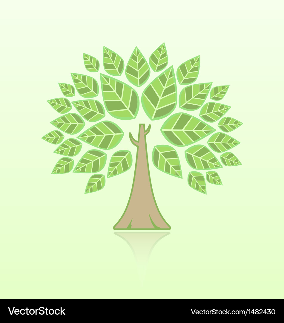 Abstract tree Royalty Free Vector Image - VectorStock