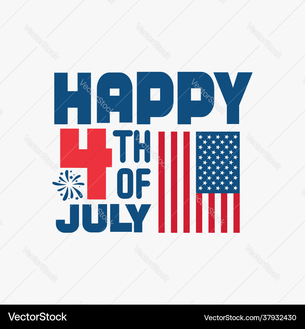 Fourth of July Celebration Vector Image