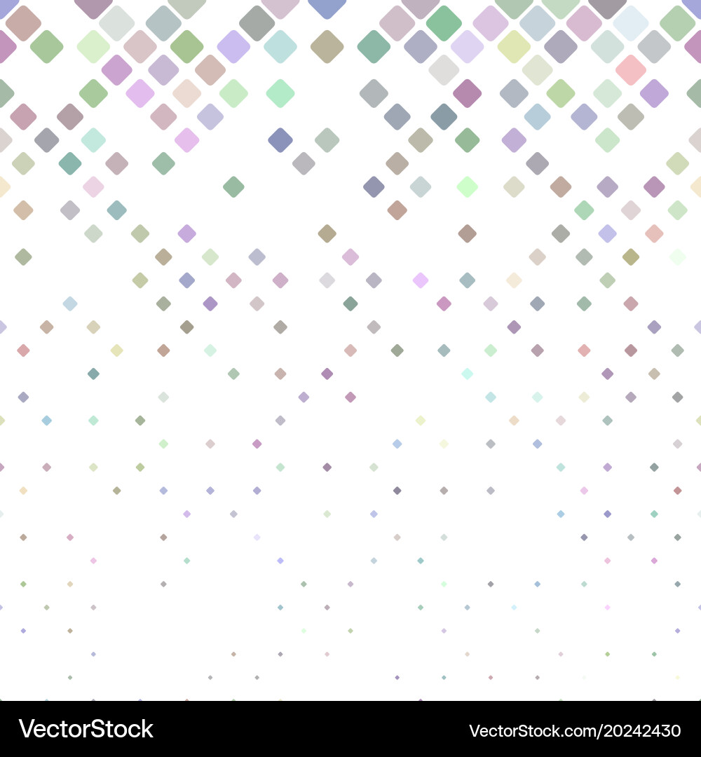 Geometric rounded square pattern - tiled mosaic vector image